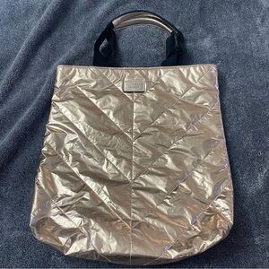 Victoria secret limited edition rose gold quilted tote bag